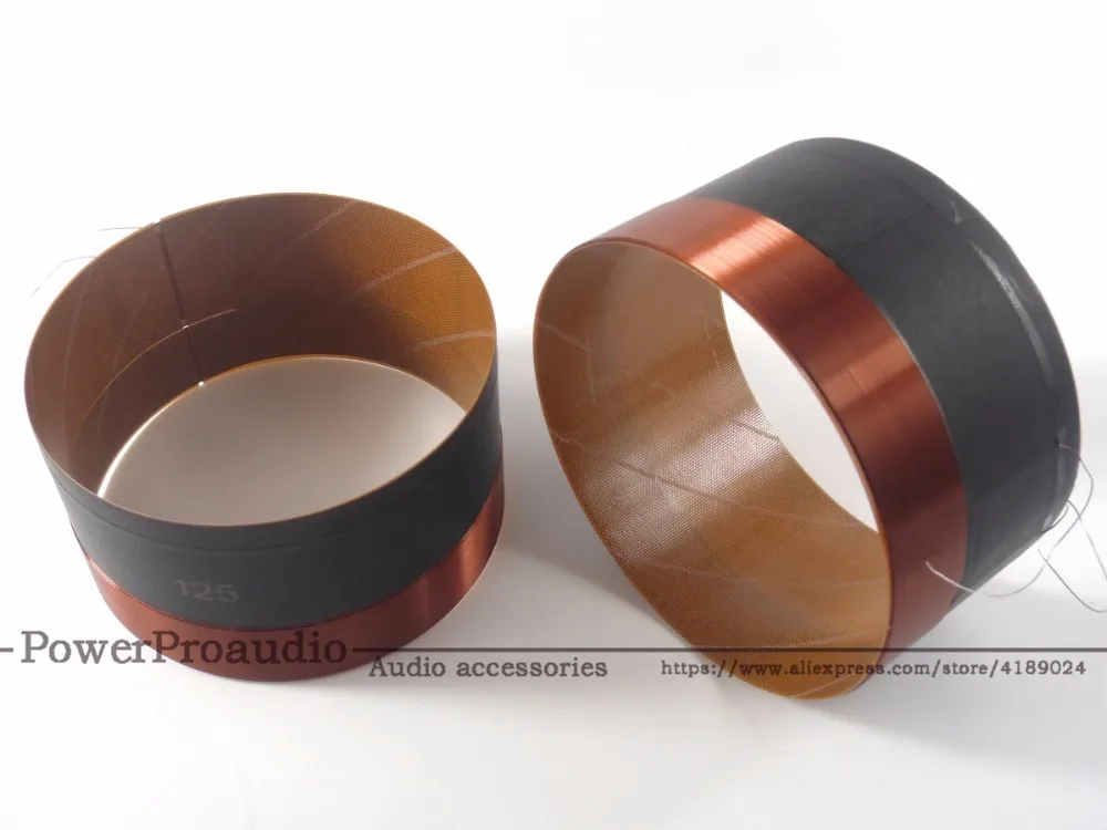 

2pcs /lot 125mm Horn Speaker Bass Voice Coil Woofer Sound Driver BASS Voice Coil 2 layers