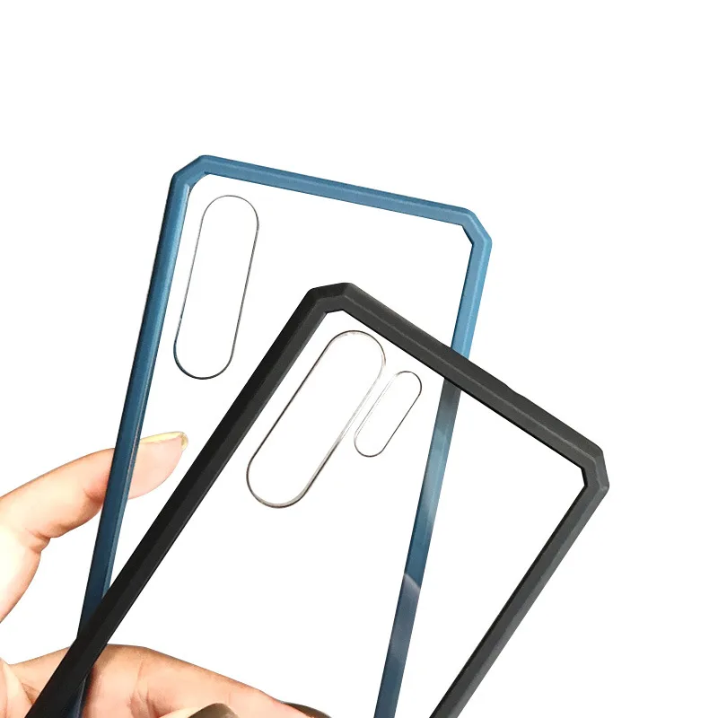 Подходит для Huawei p30 pro mate30 pro Прозрачный ударопрочный TPU+ PC защитный чехол акриловый сплошной цвет простая модель
