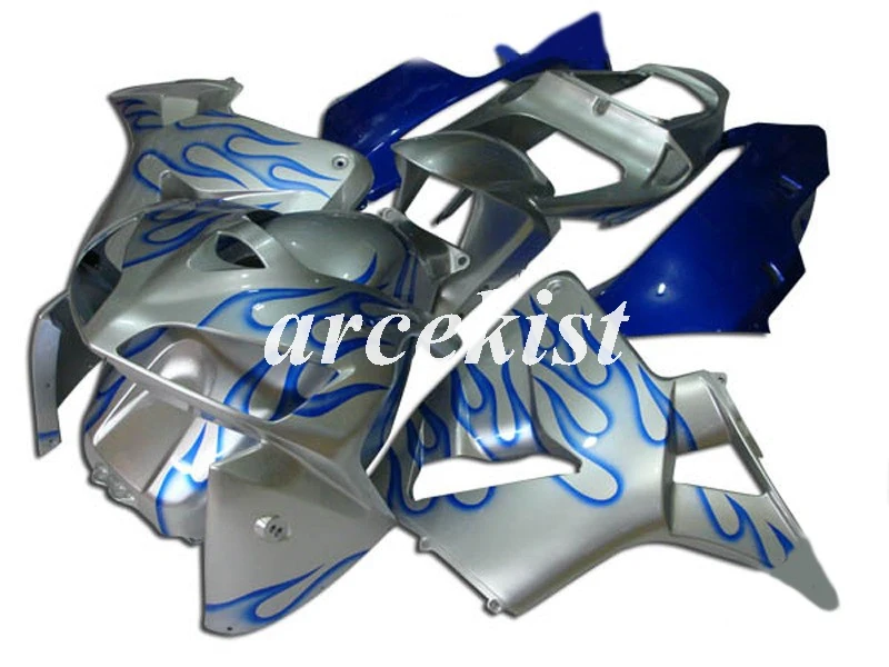 4 подарки ABS мотоцикл обтекатель комплект подходит для CBR600RR F5 2005 2006 05 06 cbr600 600RR Кузов Набор Синий Белый