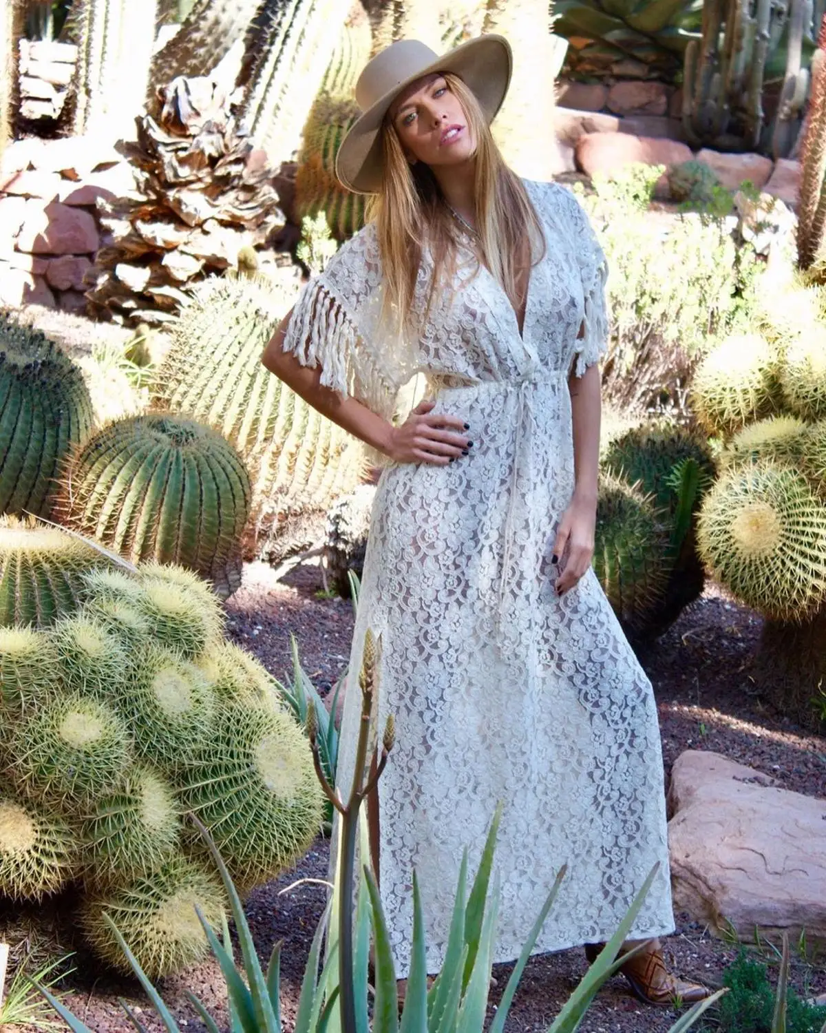 white lace sun dresses