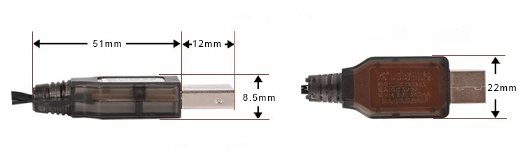 4,8 V 250mA USB зарядное устройство EL-2P/JST-2P/L6.2-2P/3,5 мм/SM-2P Разъем для RC игрушки автомобили лодки запчасти 4,8 в Ni-Cd Ni-MH батареи
