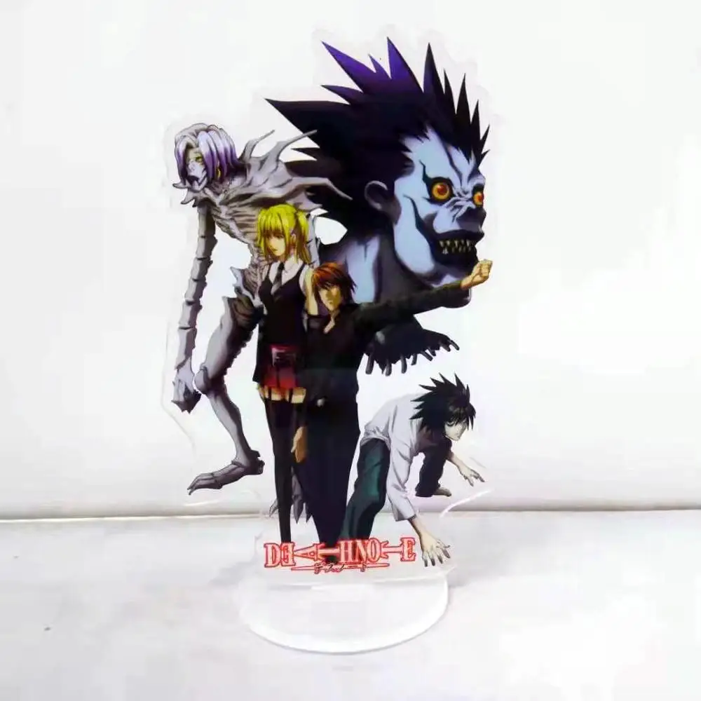 2 стиля аниме Death Note акриловая модель на подставке игрушки Двусторонняя L Lawliet экшн