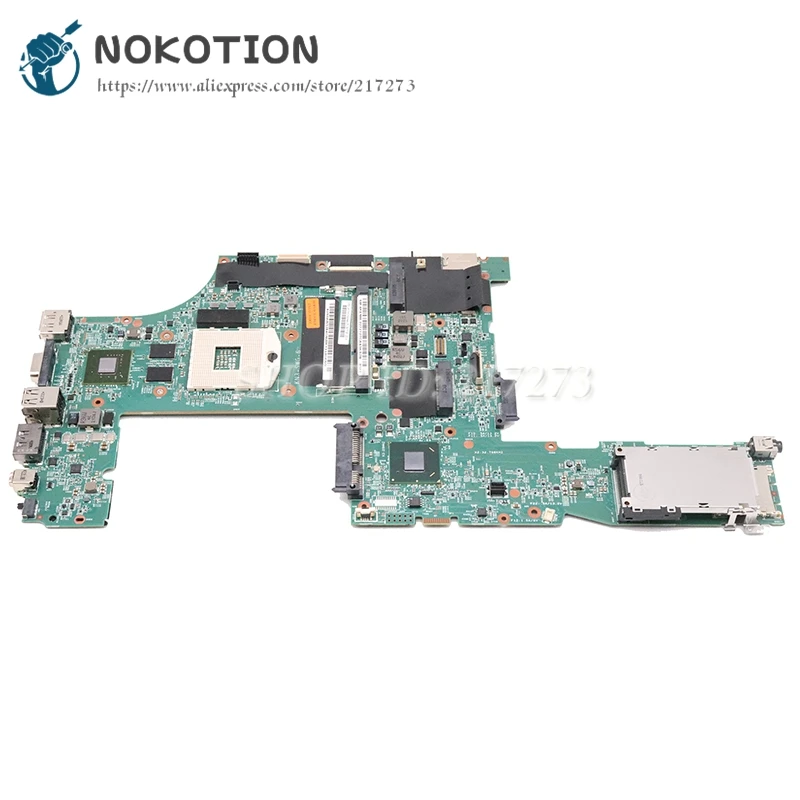 NOKOTION 04W3254 04W2021 для lenovo ThinkPad T520 T520i Материнская плата ноутбука QM67 DDR3 NVS4200M DDR3 полный тест
