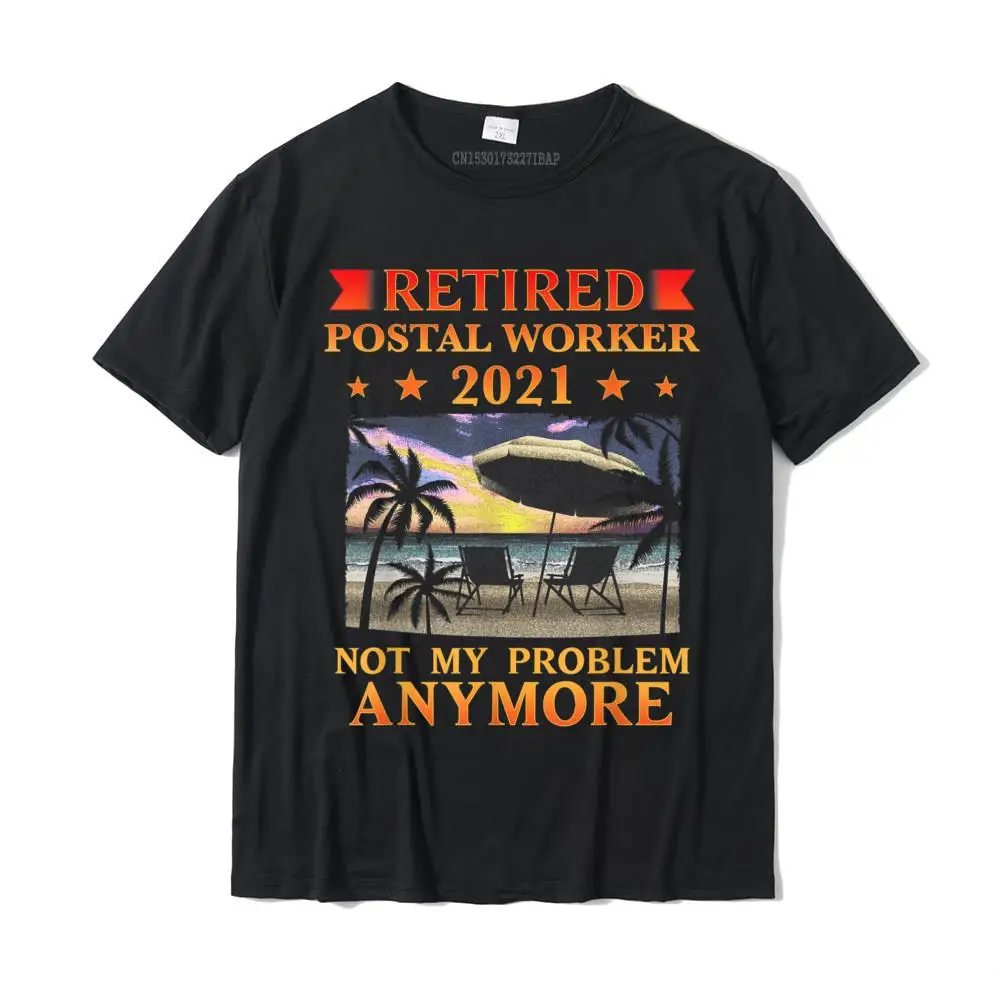 Family Short Sleeve Tops Tees Summer O-Neck 100% Cotton Boy Tshirts Personalized Family Tee-Shirts Cheap Wholesale Retired Postal Worker 2021 Retirement Funny T-Shirt__32554 black
