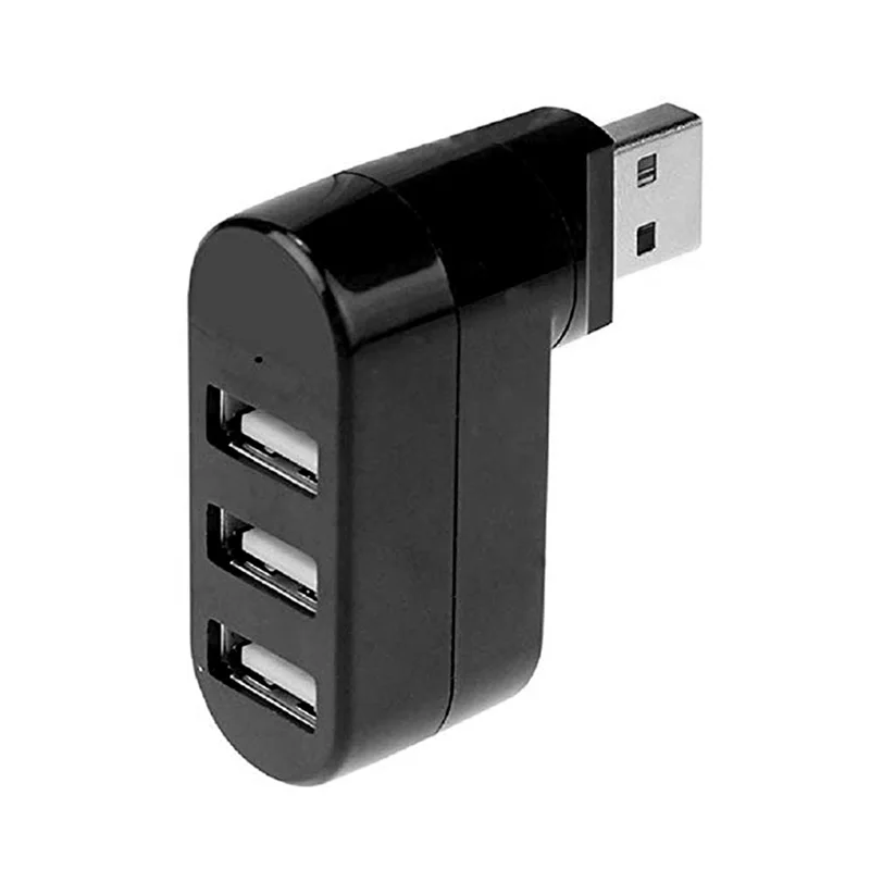 Хит-Высокое качество для ноутбука концентратор компьютера USB вращающийся сплиттер мини-адаптер 3 порта