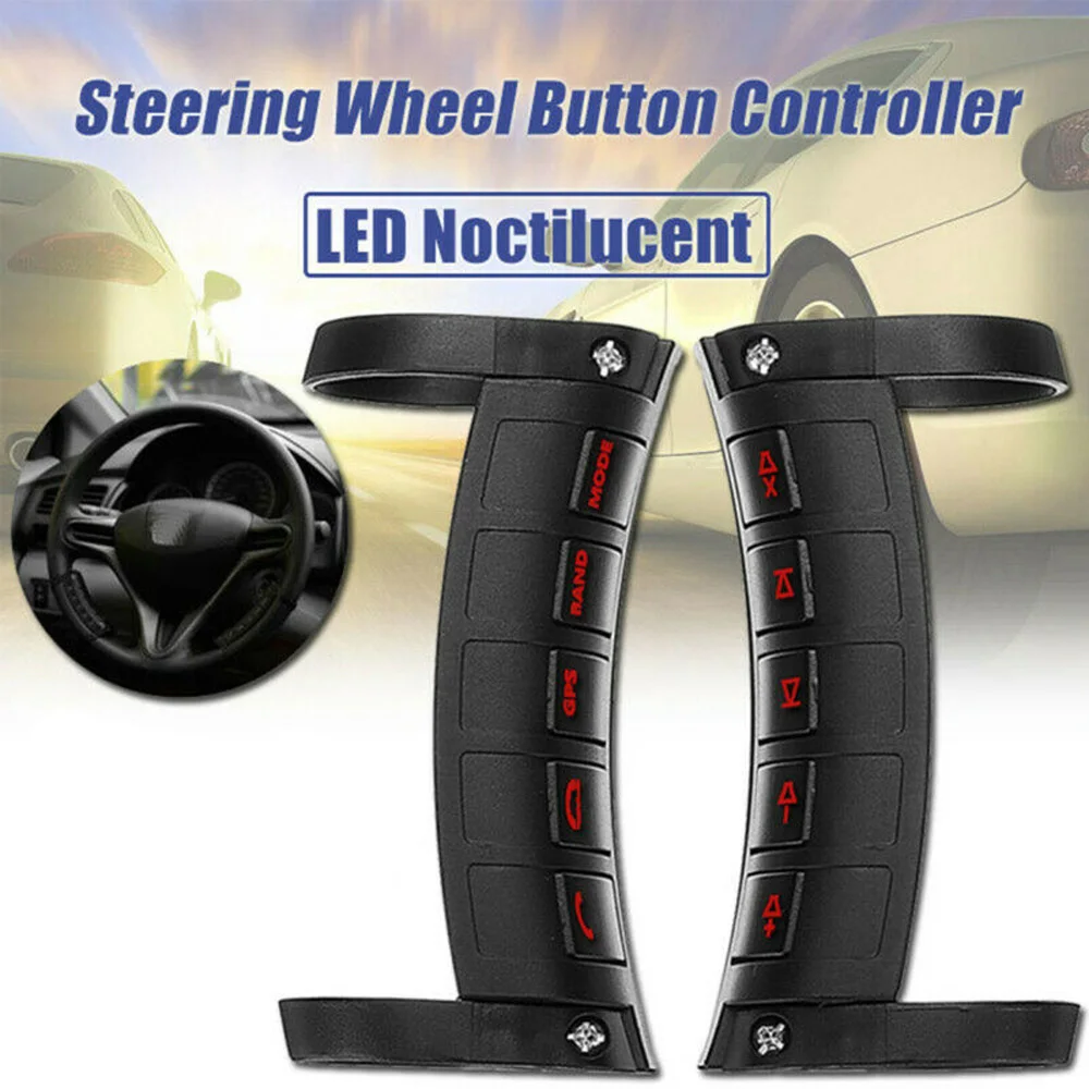 

Night Light Wireless Steering Wheel Controller Smart 2nd Generation Stereo DVD ABS PC Electric Vehicle Parts Controllers