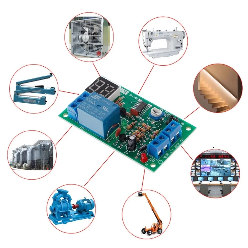 

DC 12V Delay Relay Delay Turn off Switch Module with Led Timer