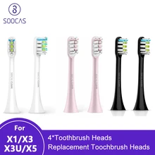 Soocas X3U X3 X5 Toothbrush Heads X1 V1 Tooth Brush Head Original Sonic Electric Replacement Tooth Brush heads