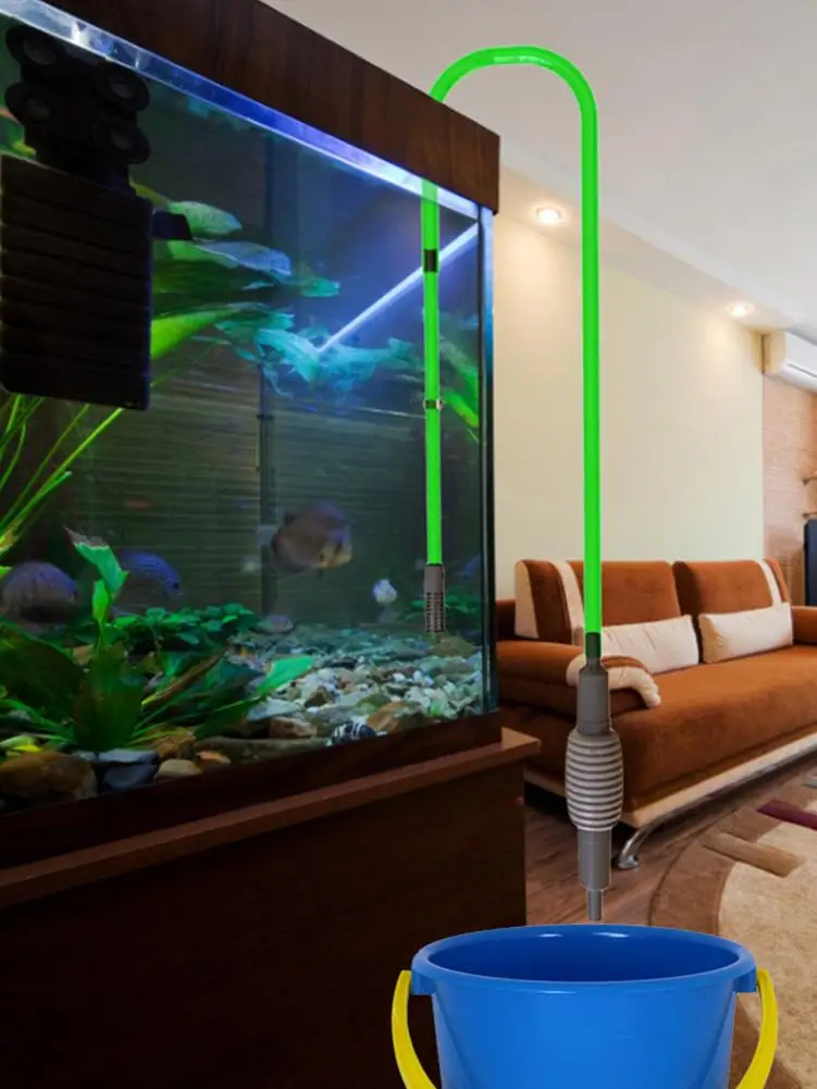 Aquarium Gravel Cleaner Aquarium Automatic Water Changer Vacuum Change Water Tank Siphon Suction Cleaner Water Changing