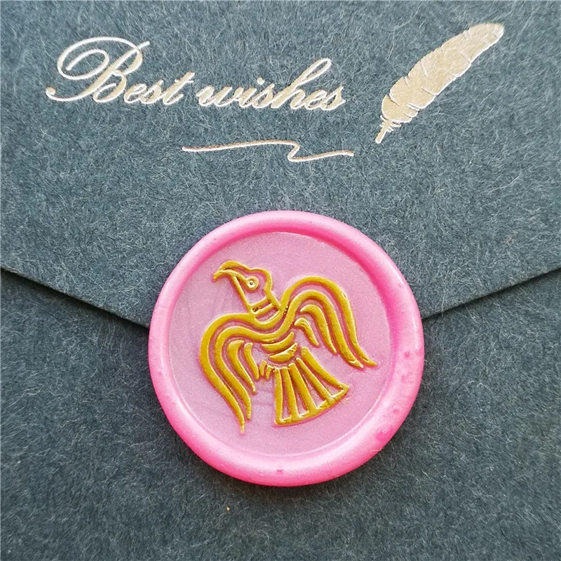 Viking Raven Wax Seal Stamp Custom Rune Sealing Kit Crow Personalized Anniversary Wedding I | Дом и сад