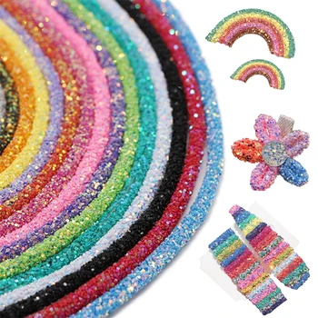

David accessories 6mm Sequin Glitter Tube Rope For Clothing Shoes Accessories DIY Jewelry Bracelet Making Material,1Yc5875