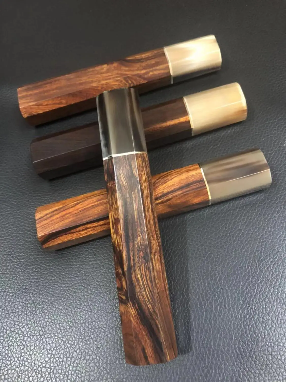 Ручная работа японская Kiritsuke шеф-повара деревянная ручка для ножа кухня пустыня Ironwood