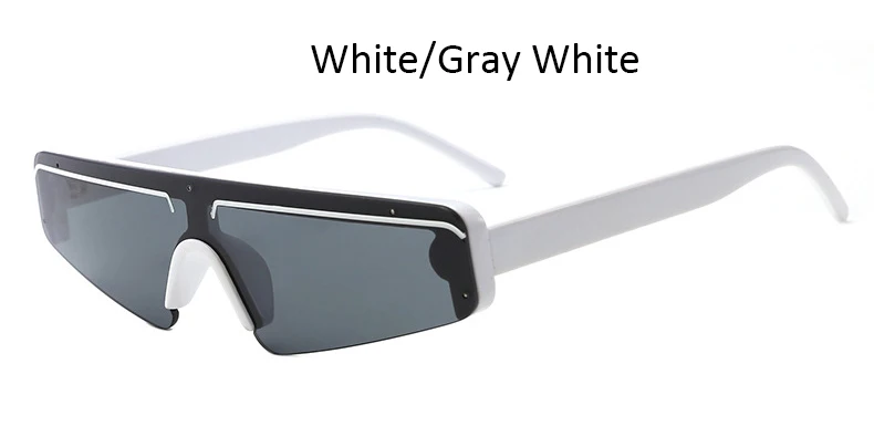 White Gray Новые солнцезащитные очки мужские роскошные брендовые винтажные черные солнцезащитные очки женские модные очки UV400 Oculos - Цвет линз: White Gray