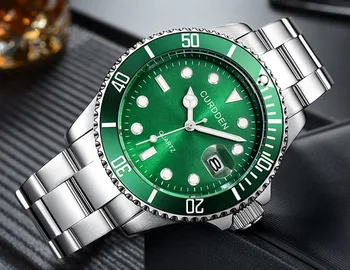 

Men Fashion Military Stainless Steel Watch Date Sport Quartz Analog Wrist Watches montre homme