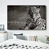 Leopard Pictures Green Eyes Black and White Animal Canvas Painting Posters and Prints for Living Room Home WildLife Wall Art ► Photo 2/5