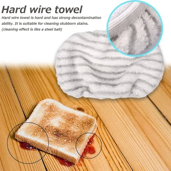 

2pcs Microfibre Cloth Pads For Rowenta Clean&Steam ZR005801 Cleaner Accessory Washable And Reusable