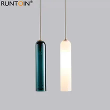 

Modern Led Pendent Lamp Nordic Glass Hanging Lighting Fixtures Suspension Creative Living Bedside Bedroom indoor Chandeliers