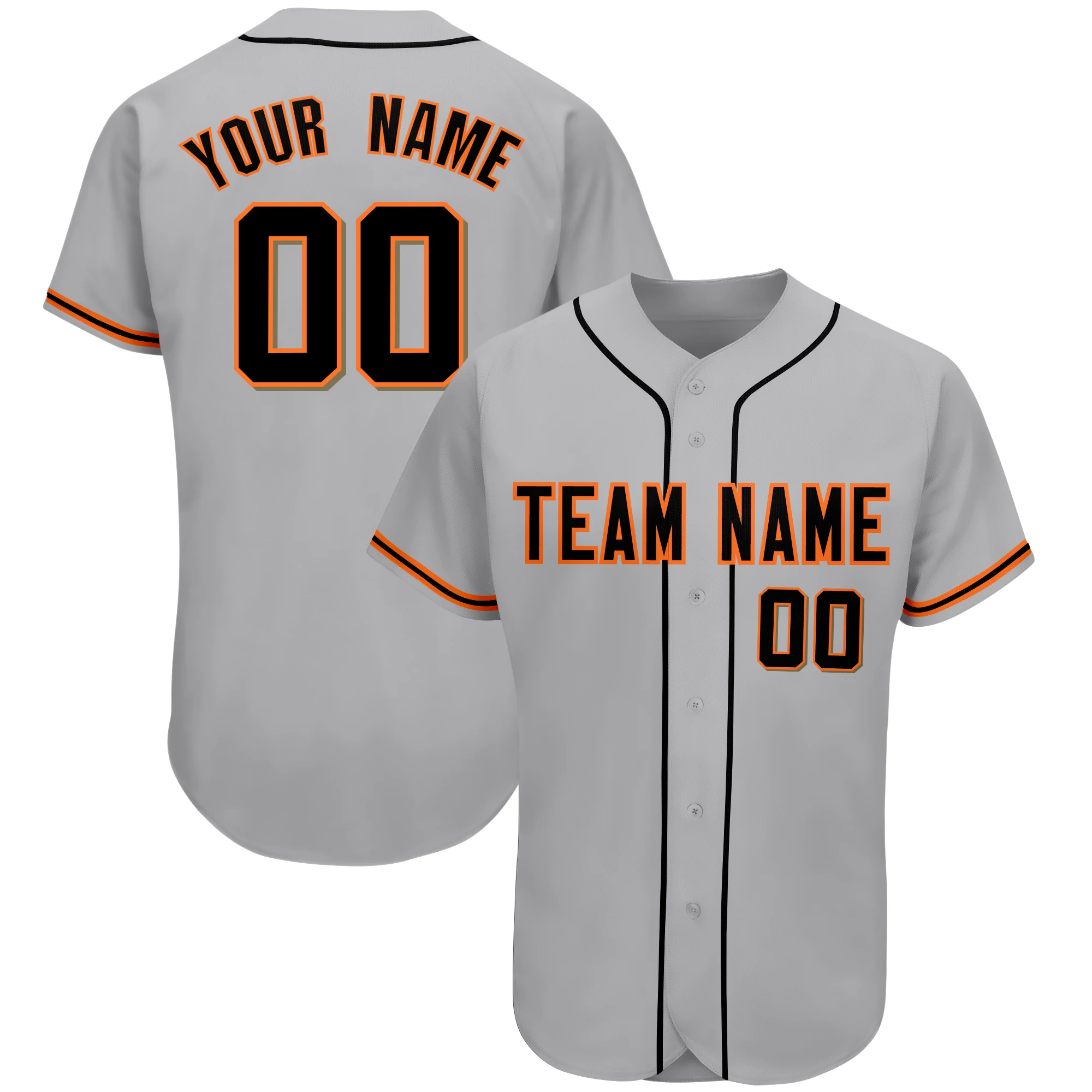 High Quality Baseball Jersey Print Team Name/Number Customized Cool Short Sleeve Breathable Tee Shirts for Men/Girl/Youth