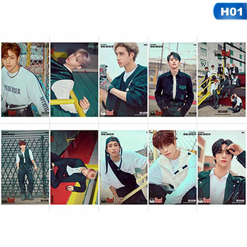 10 шт./компл. kpop защищает детей фотоальбом плакат для всех членов плакат ЛОМО карта
