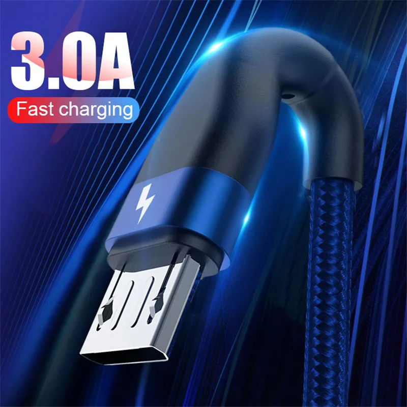 ZNP Micro USB Cable Fast Charging For Redmi 7 7A Note 5 Android Mobile Phone Microusb USB Cable For Samsung J5 J7 Charger Cable