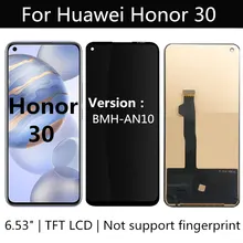 Tft lcd para huawei honor 30 BMH-AN10 display lcd substituição da tela de toque acessórios montagem