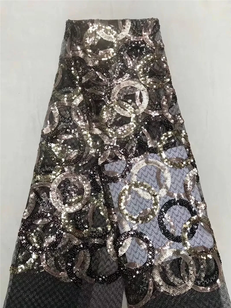 

Лидер продаж Высококачественная тюль, африканская кружевная ткань для свадьбы, 5 ярдов