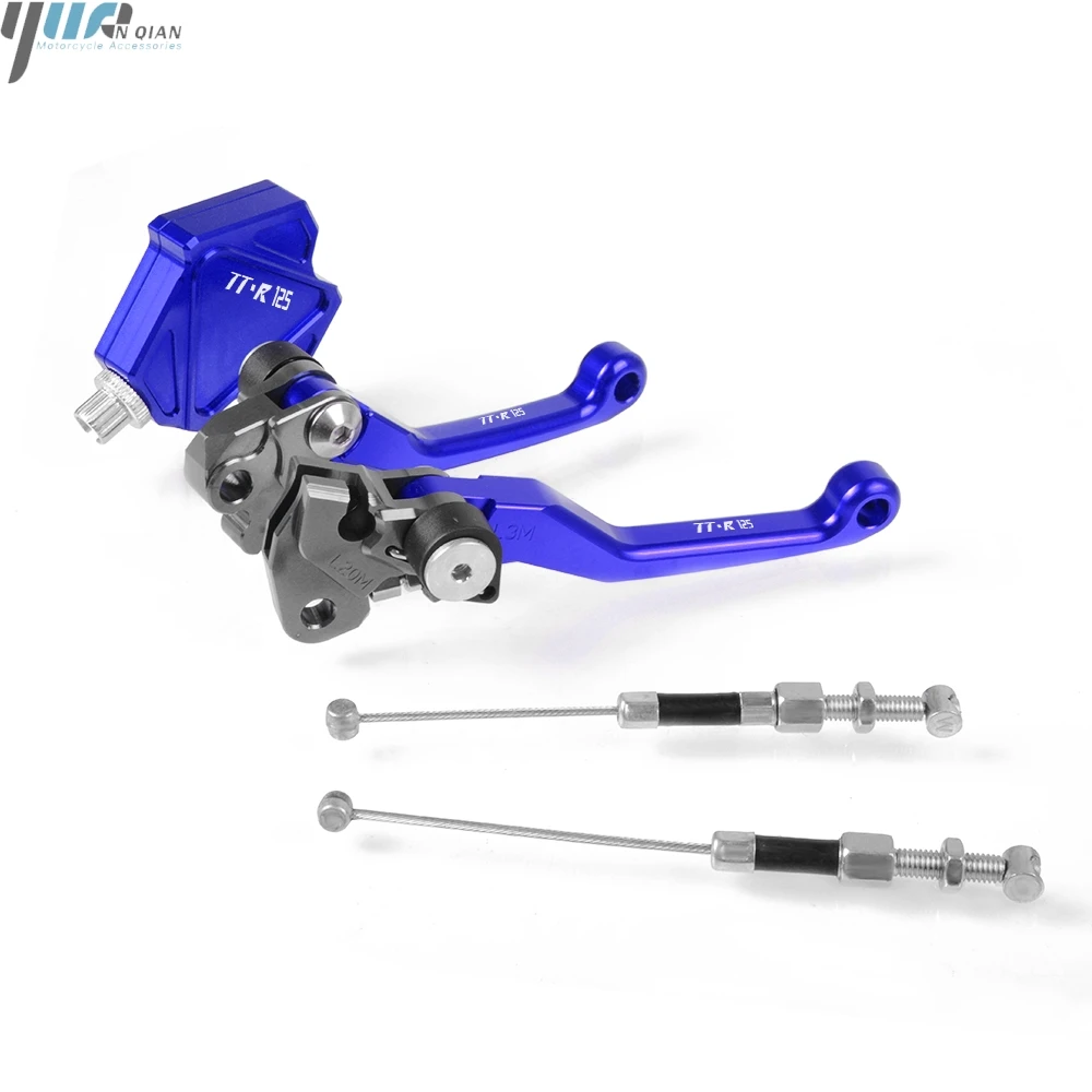 Motocross CNC Dirt Bike Pivot Brake Clutch Levers Easy Pull Clutch Lever System For YAMAHA TTR125 TTR 125L TTR 125 L 2000-2017