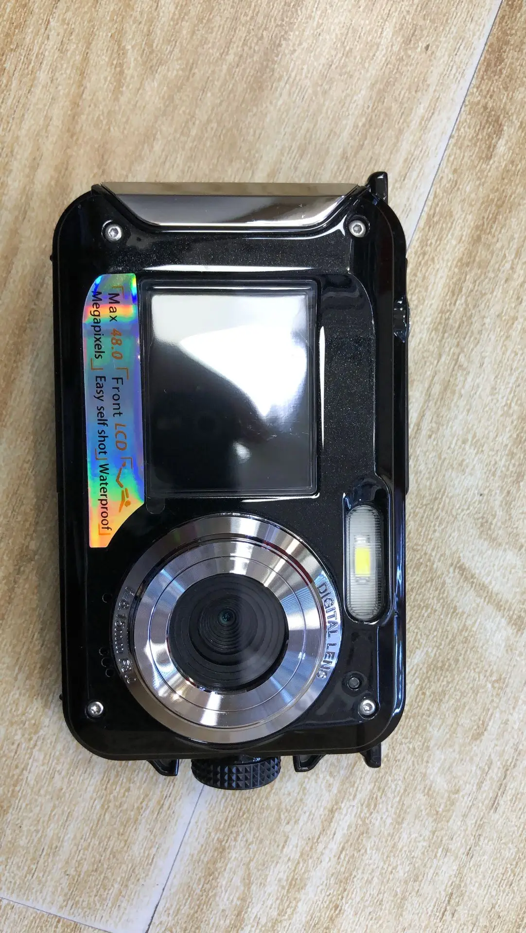 H368 цифровой Камера 3M Водонепроницаемый Камера 2,7 Inch 1,8 Inch двойной Экран Max 48MP 16 цифровым зумом Cardinal Numeral черный видеокамера