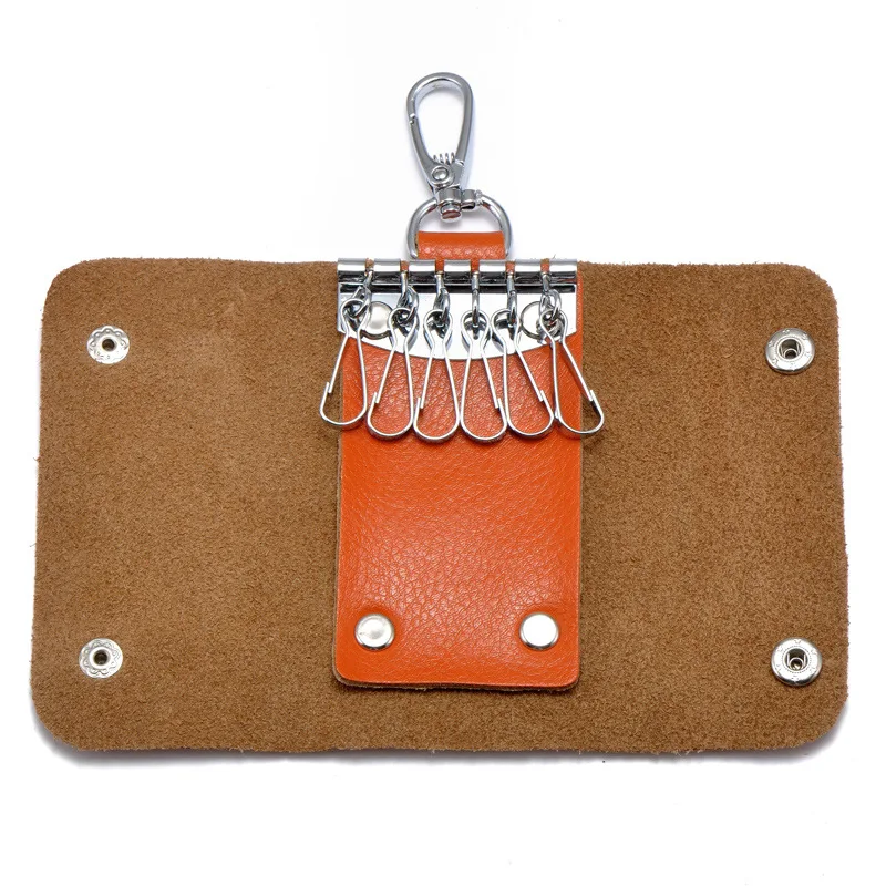 

New Arrive 1Pc Fashion Men Women Leather Key Chain Accessory Pouch Bag Wallet Case Key Holder