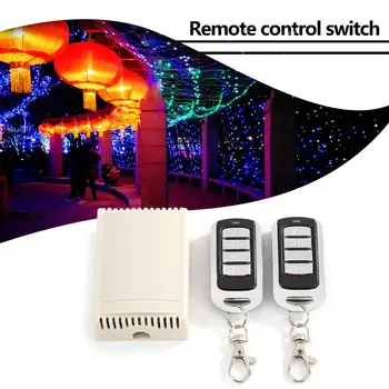 

DC12V-24V Remote Control Lamp Switch Excellent Durable ABS Electronic Components Transmitter Module Receiver for Garage Door