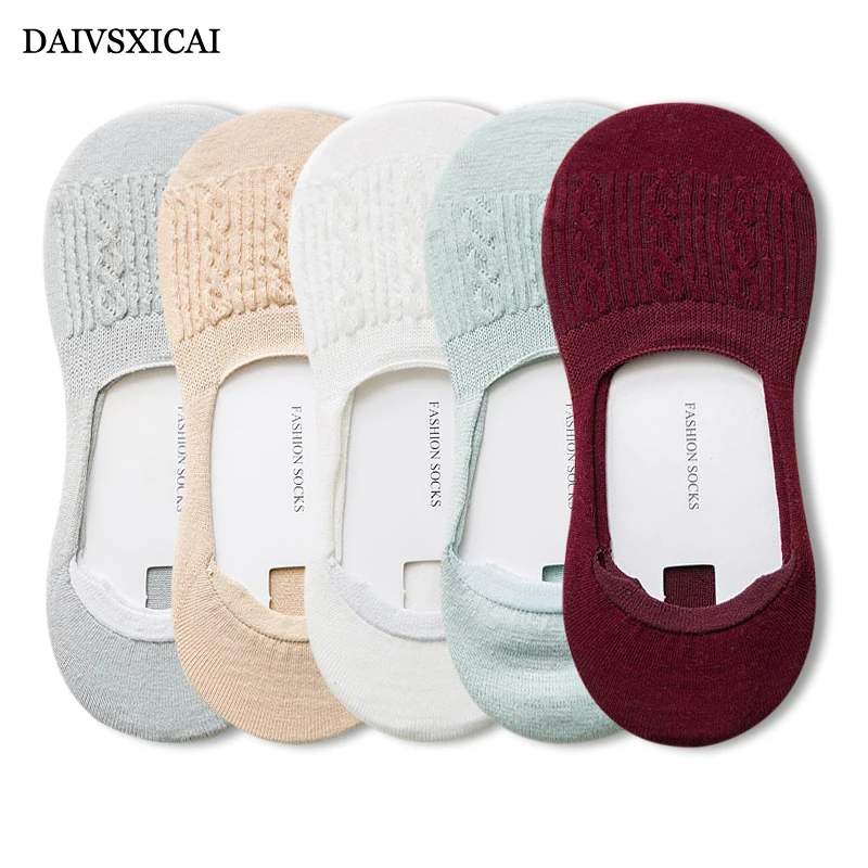 4 пара/лот = 8 шт., летние носки, модные, женские, скрученные, трехмерные, силиконовые, Нескользящие, невидимые, женские носки-башмачки