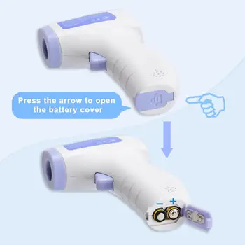 

Forehead Body Thermometer Baby Adult Digital Thermometer Gun Non-contact Body Temperature Measurement Mete