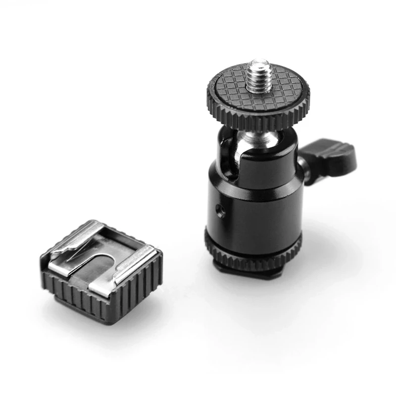 

Lcd Monitor Adapter With Hot Shoe Cold Shoe Base With 1/4 Inch Female Hole
