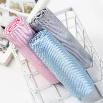 

No Trace Absorbable 3 Size Soft Microfiber No Lint Window Car Rag Cleaning Towel Kitchen Cleaning Cloth Wipes Wipe Glass Cloth