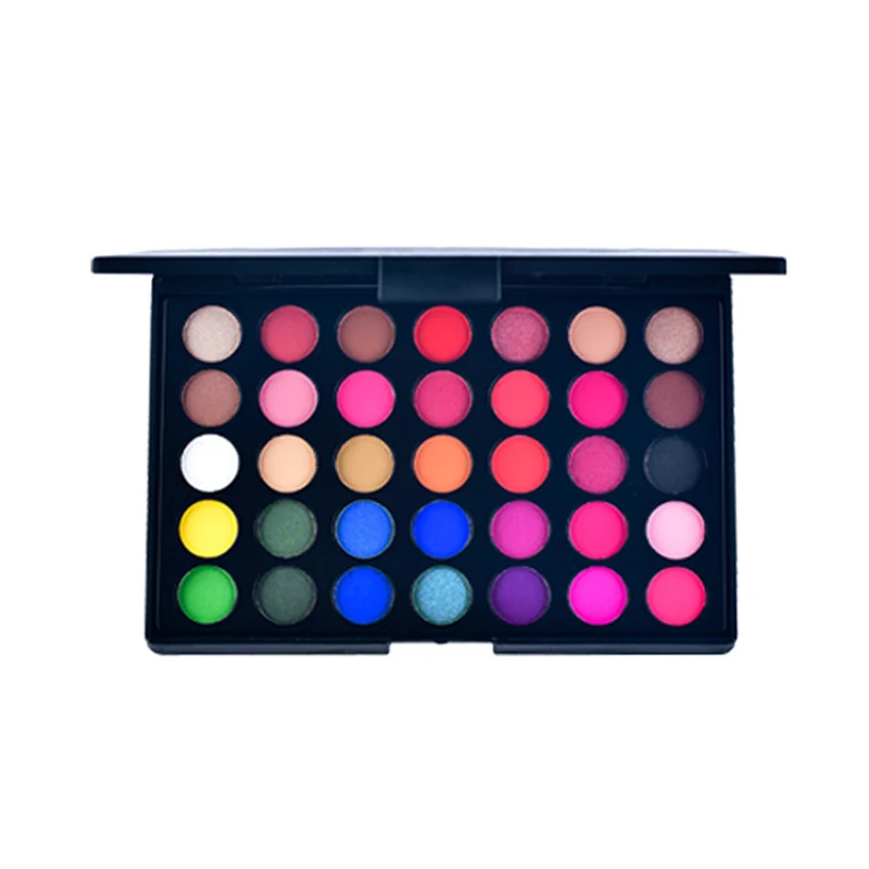 Shimmer Matte Eyeshadow Makeup Palette 35 Colors Chrome Pigmented Eyes Makeup Palette Cosmetic Professional Makeup Pallete TSLM1