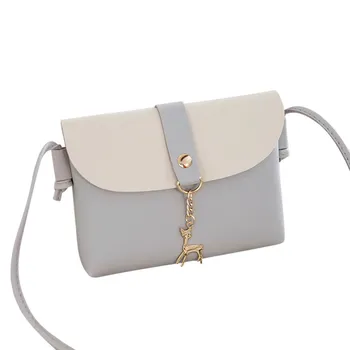 

Leather Deer Crossbody Bag For Women Small Shoulder Bags Female Phone Coin Messenger Bag Travel Handbags bolso mujer @C17