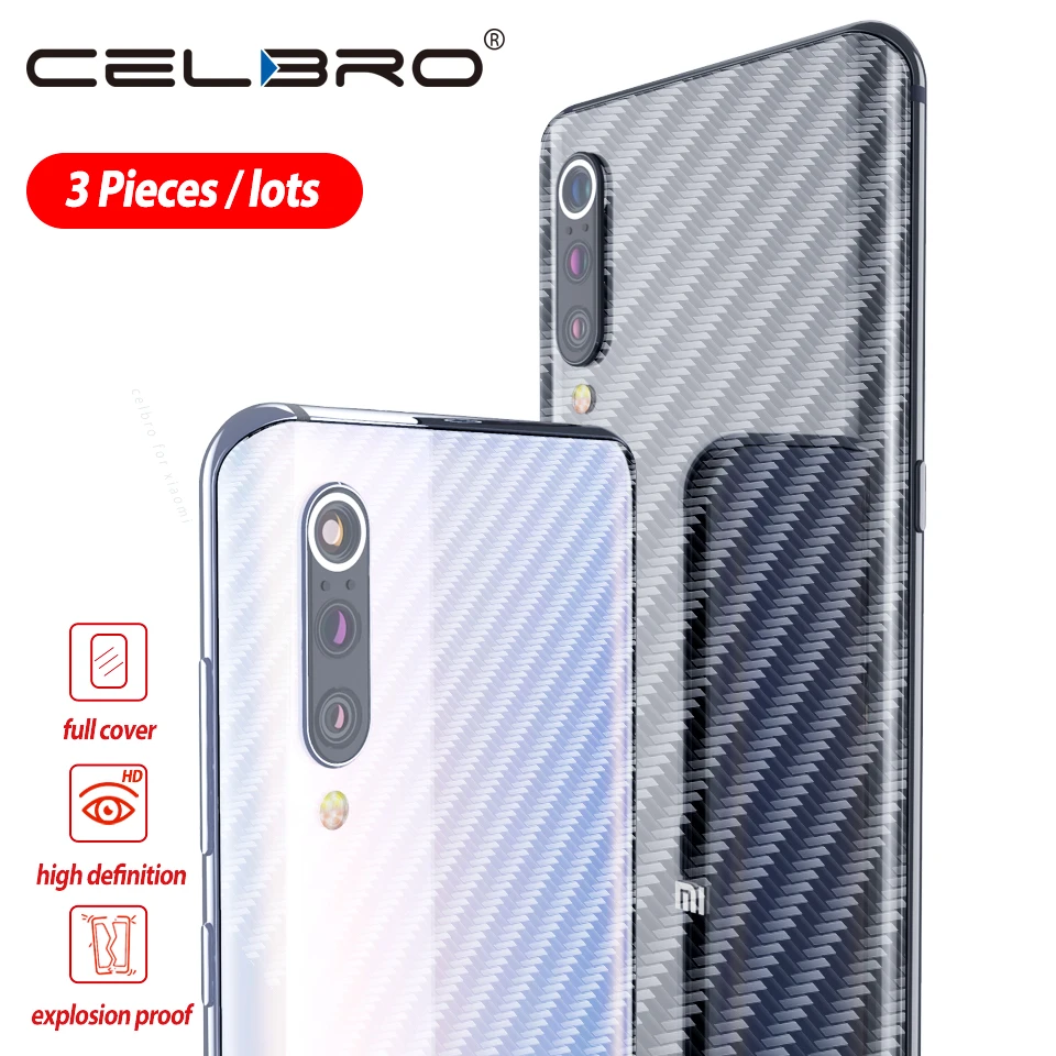Защитная пленка для задней панели Xiaomi mi 9 pro защитная наклейка из углеродного