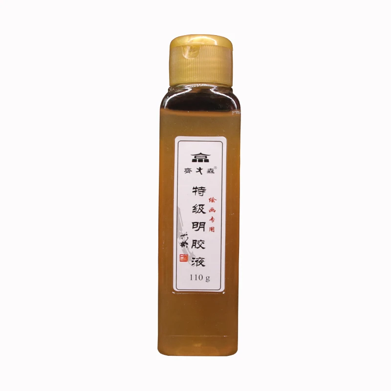 Qi Dasen110g Gelatin Liquid Calligraphy French Painting Pigment Freehand Brushwork Gelatin Water Alum Water
