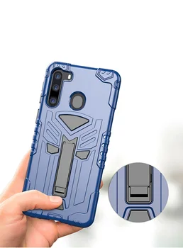 

Rugged Armor Case For Samsung Galaxy A21 A71 A51 A21 A40s A10s A30s S20 Plus Heavy duty With Stand Shockproof Back Case