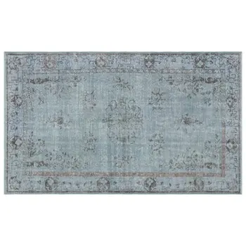 

Handmade Blue Vintage Overdyed Turkish Area Rug 171x284 Cm-5'7''X9'4''