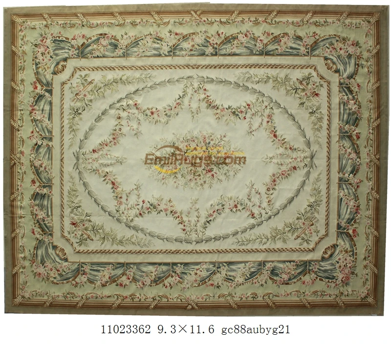 Французский aubusson ковер домашний декор в этническом стиле натуральная овца Античный стиль нео классический античный для гостиной