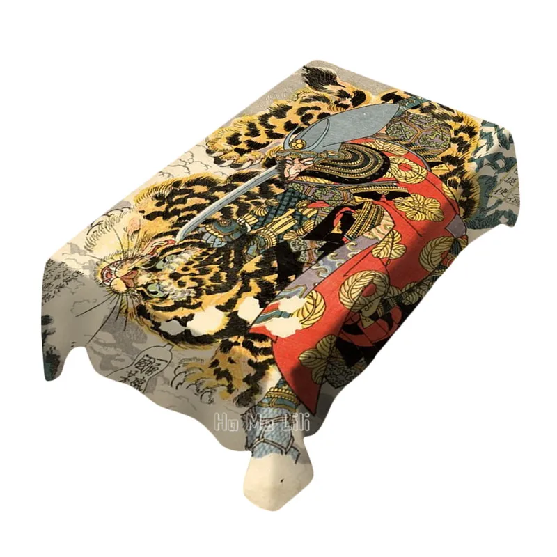 108 Heroes Of The Suikoden Ideas Suikoden Japanese Vintage Art Creative Illustration Style Tovaglia Rettangolare Impermeabile