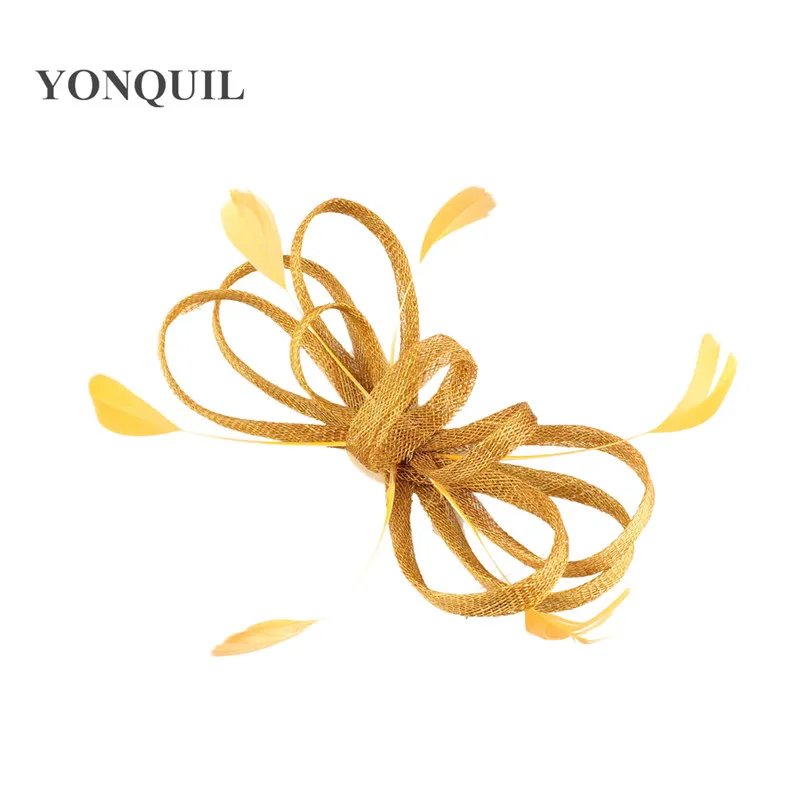 Formal dress wedding occasion fascinator hat hair clip bridal fashion hoops headwear hair pin race derby show fedora accessory