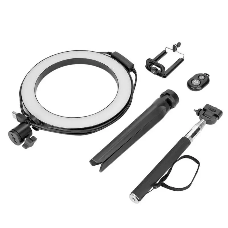 Photography Studio LED Ring Light Dimmable With Remote Control For YouTube Video Makeup Lamp USB Desk Tripods Camera Ring light