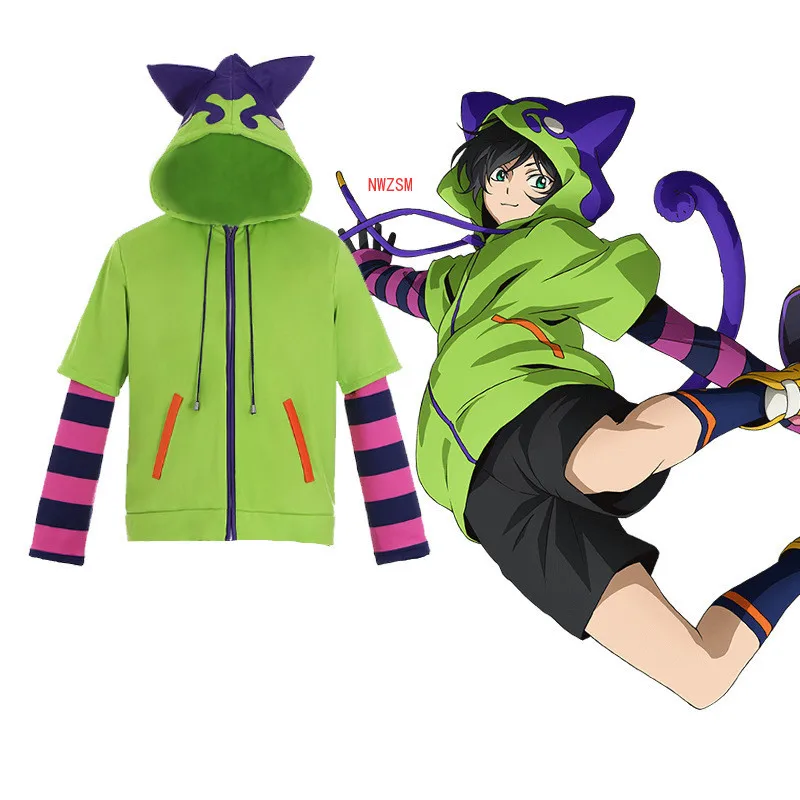 miya SK8 the Infinity Miya Chinen Hoodie Cosplay Costumes Hooded Zipper