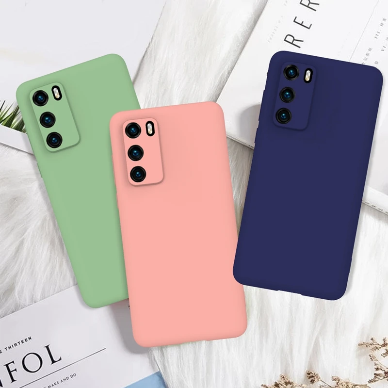 Чехол для телефона карамельных цветов Etui Hawei P30 P40 Pro Y5 Y6 Y7 Y9 2019 Honor 8A 8S 10 20 30 V30 |
