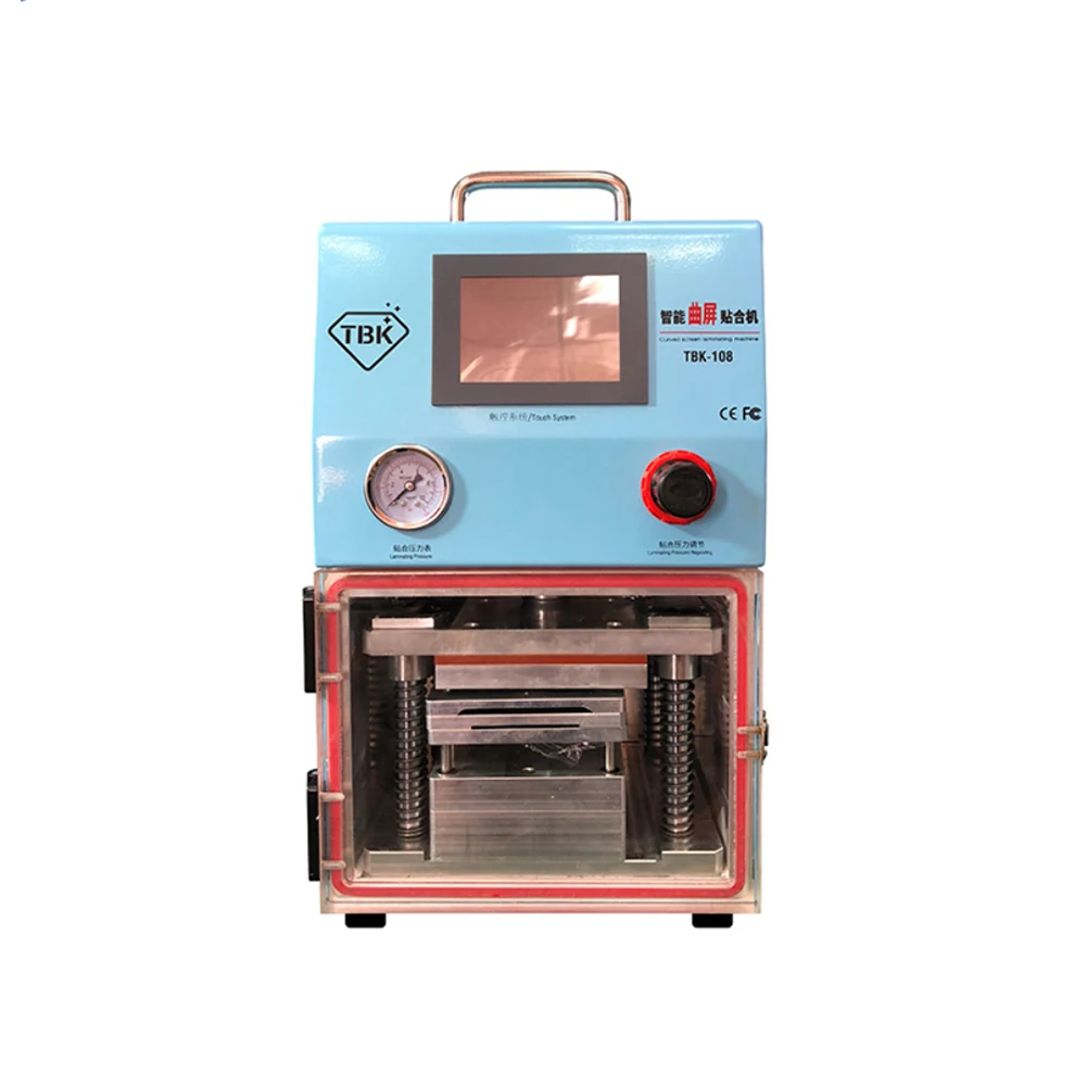 

3 In 1 Multi-functions Layer OCA Laminating Machine Screen Pressing Machine LCD Cover Plate Repair Curved Screen TBK-108