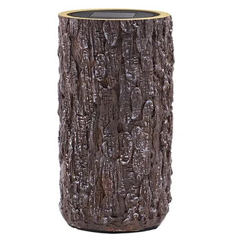 

Solar Powered Stump Light Garden Decorative Landscape Pathway Light for Backyard Patio Garden Pathway Decor Driveway