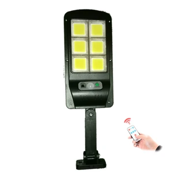 

Upgraded 120 leds Solar Light Adjustable With remote Controller Three Mode Waterproof Lamp Lights For Outdoor Garden Wall Street