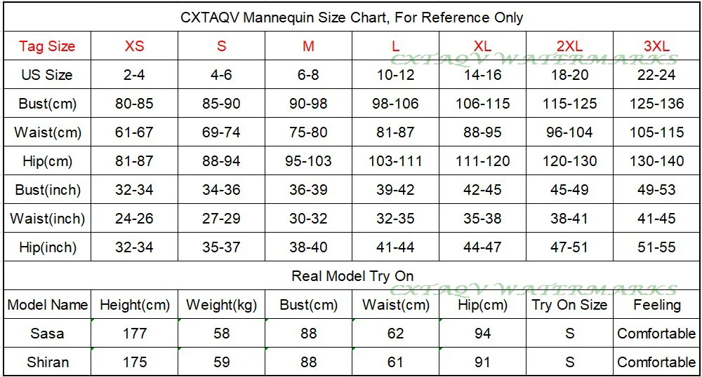 时颖泳装尺码表-通用 - 水印后